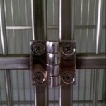 Cage Hinges (5/16" thick 316 stainless steel)