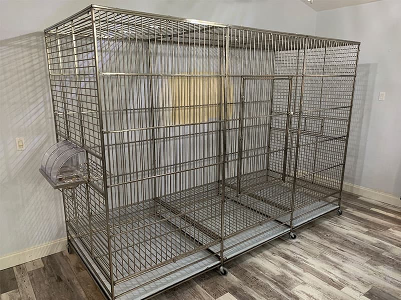 large open flight bird cages